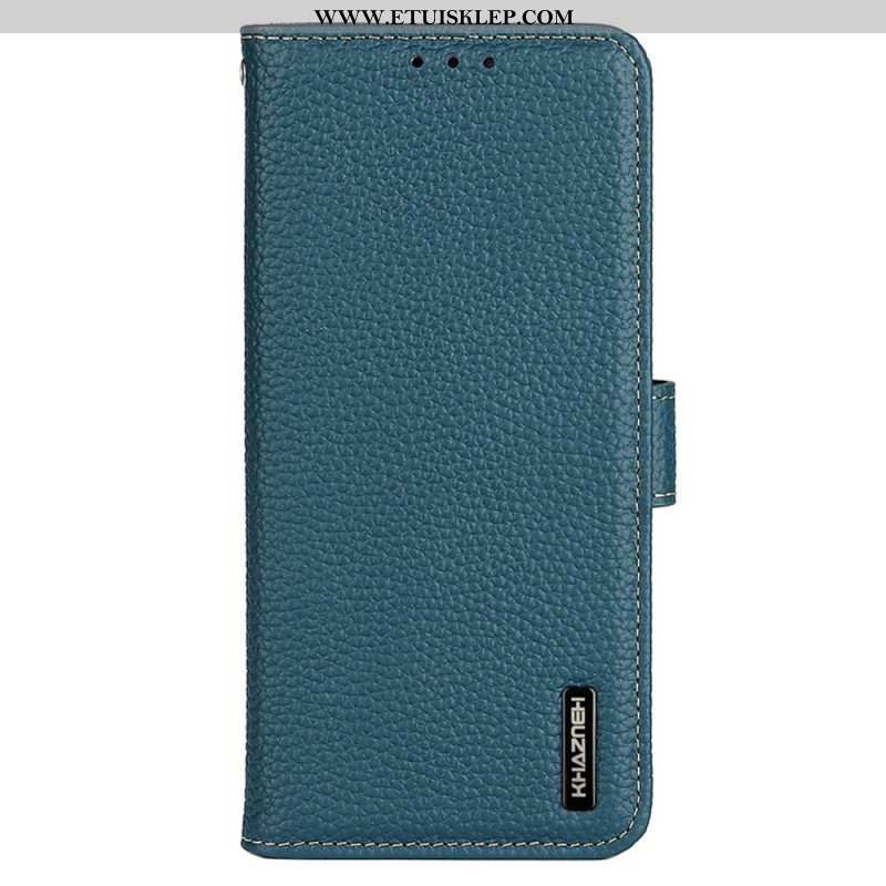 Etui Folio do Samsung Galaxy S23 5G Khazneh Skóra Liczi